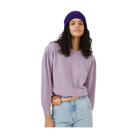 Des Petits Hauts Round-neck Strik Lilla, Dame Striktrøjer