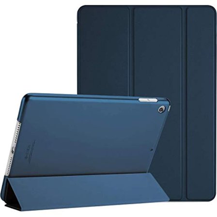 Etui til iPad 10,2 tommer (2021/2020/2019 model, 9./8./7. generation), cover etui med automatisk dvale/vækning, tresidet klistermærke