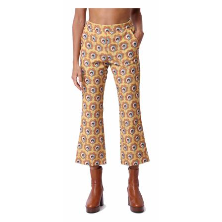 Maliparmi, Slim-fit Trousers Żółty, Kobieta, Rozmiar: S