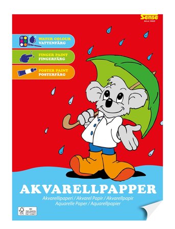 Sense | Akvarellblock Fsc A4 | ONE SIZE