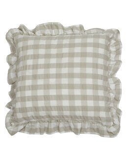 Putetrekk Lisa rutete krepp med volang Lin