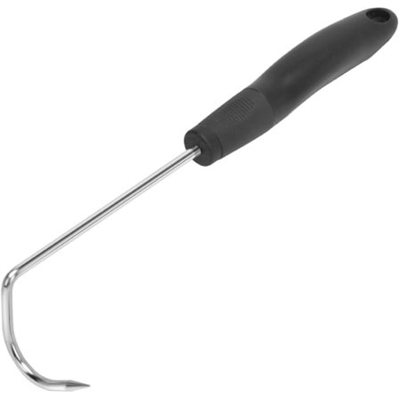 12 tuuman ruoan kääntäjä, ruostumattomasta teräksestä valmistettu BBQ-lihan kääntökoukku pekonin, pihvin, lihan, vihannesten, makkaran, kalan ja 