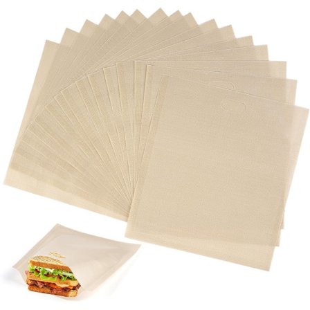 S&wich Pose - 16 Stk. S&wich Pose - Genanvendelige Brødposer - Brødposer til Opbevaring af Mad - Morgenmadspose