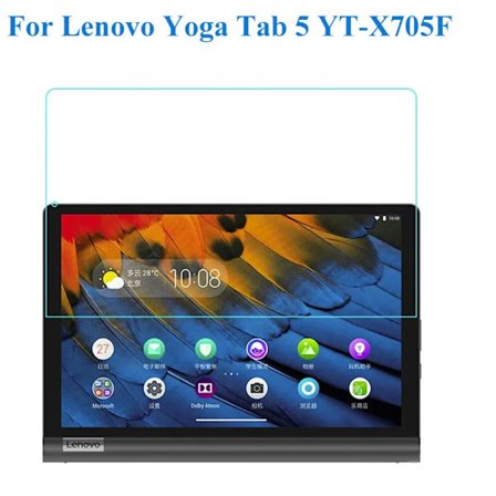 Karkaistu lasinen näytönsuoja, sirpalesuoja ja kaarisuoja Lenovo YOGA TAB5 YT-X705F 10,1 tuuman laitteelle, 2 kpl
