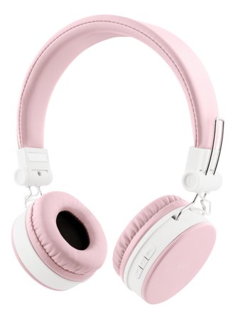 STREETZ foldable Bluetooth-headset, microphone, Bluetooth 4.1, pink