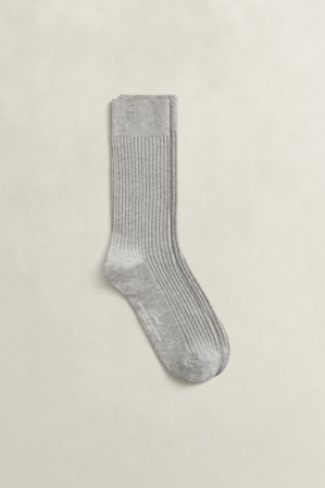 GANT Herren Leichte Sportsocken (40-42) Hellgrau
