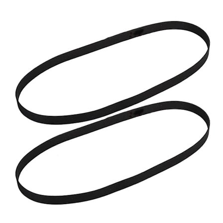 2 kpl Vaihto-kumia 627mm x 4mm x 0.6mm Levysoittimen Hihna