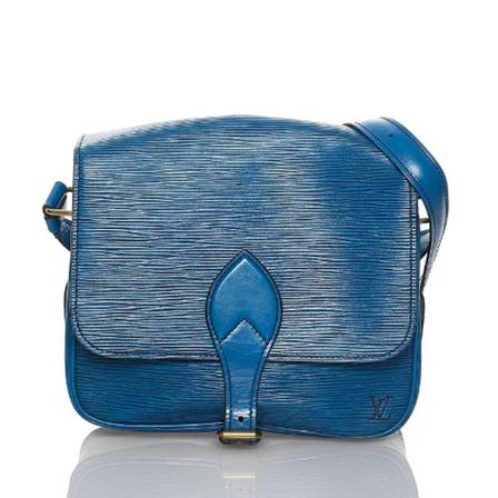 Louis Vuitton Vintage Pre-owned Leather louis-vuitton-Väska blå, Dam Vintage Väskor, Dam, Storlek: ONE SIZE