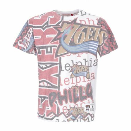 Mitchell & Ness t-shirt Pink, Herre T-shirts