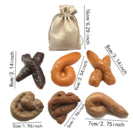 6st Prank Poop Dirty April Fool's Day Thriller Toy Halloween