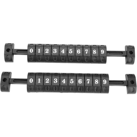 Bordfotball Målskårer 2 stk/sett 10 Digitale Målindikatorer (Svart og Svart)