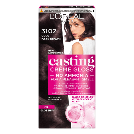L'Oréal Paris Casting Creme Gloss Hårfärg Dam Brun 3102