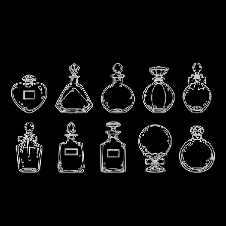 30 st kreativa konst PET-klistermärken små glas-serie PET vintage svartvita klistermärken för scrapbooking typ 2