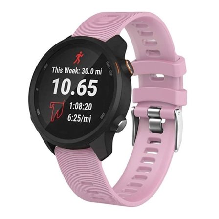 Garmin Forerunner 245 Klockarmband i Silikon - Rosa