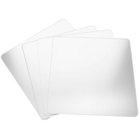 4 stk. Veggklebende Speil Glassløse Speilfliser Knusesikkert Speil Dør Speil