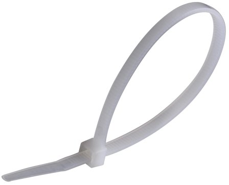 Gelia 4005320432 Kabelbindere Hvid, pakke med 100 290 x 4,8 mm, Installationsmateriale