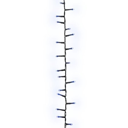 Kompakt lyskæde med 1000 LED blå 25 m PVC(PA)