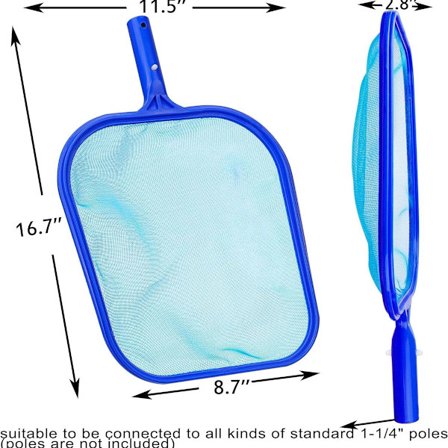 Bassenghåv med fint nett, finmasket posefanger, svømmebassengark