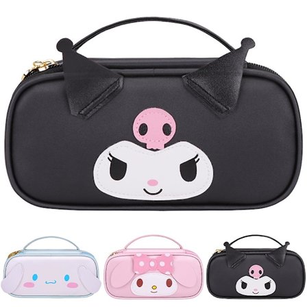 Sanrio kynäkotelo Cinnamoroll My Melody Kuromi lahja suuri kapasiteetti vetoketjullinen toimistotarvikepussit lapsille teini-ikäisille tytöille Kawaii