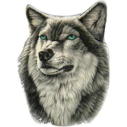 4 kpl Wolf Decals -auton tarrat Henkilökohtainen auton konepellin tarra Wolf Decals -tarrat Auton viritystarrat SUV-autoon Kuorma-auto 30*22cm