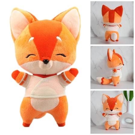 25 cm Kawaii Kiriko Fox Plys Legetøj Game Figur Overwatch2 Plys