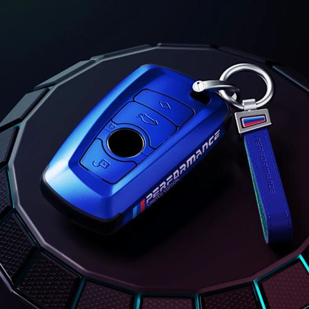 Piano Lack Bil Fjärrkontroll Nyckel Fodral Fob för BMW X1 X3 X4 X5 X6 F15 F16 G30 E36 E90 1 3 5 7-serien F20 F30 118i 218i 320i