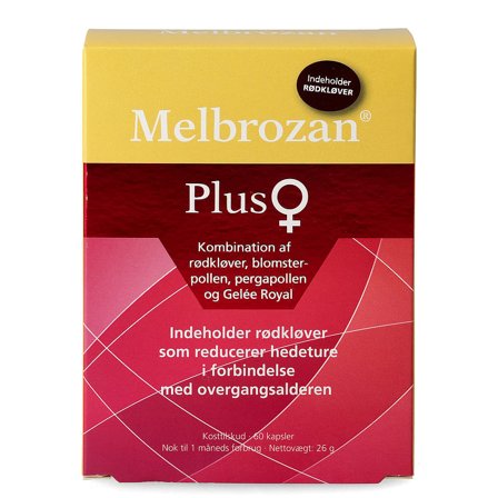 Melbrozan Melbozan Plus 60 kapsler, Helse & Madvarer, Ingredienser, Rødkløver