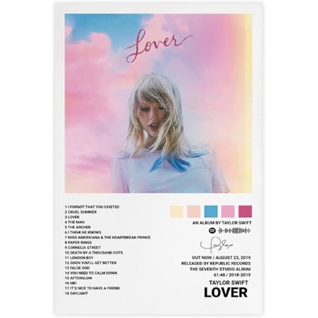 Pop Singer Canvas Plakat for Taylor Swift For Rom Estetisk Canvas Veggkunst Soverom Lover