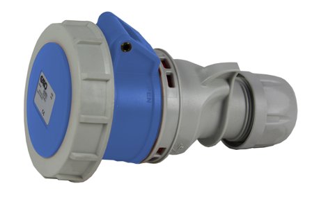 Garo SV 332-9 S Skarvuttag IP67, 4-polig, 32A Blå, 9 h, Anslutningsdon & kablar