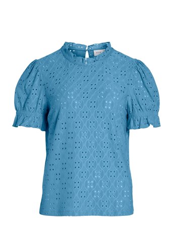 Vila | Vikawa S/S Flounce Top - Noos | S