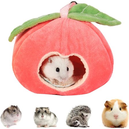 Apple Pink Pieni Lemmikin Talvikoti, Hamsterin Pesä, Pehmeä Irrotettava