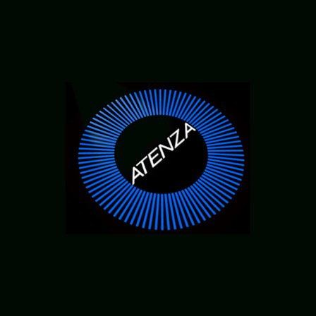 2 pakker er egnet for Mazda MAZAD velkomstlys 04-15 Mazda 6 spesialmodifisert dørlaserprojeksjonslys