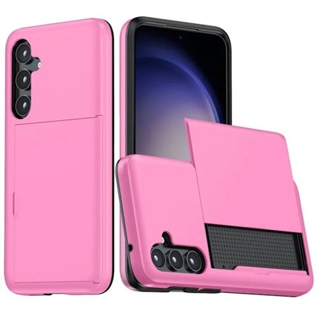 Samsung Galaxy S25 Plus Skal med kortplats - Rosa
