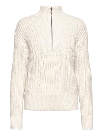Cozy Half-Zip Sweater Cream GAP