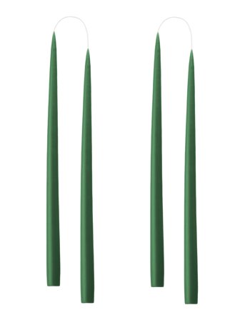 Hand Dipped Candles, 4 Pack Green Kunstindustrien