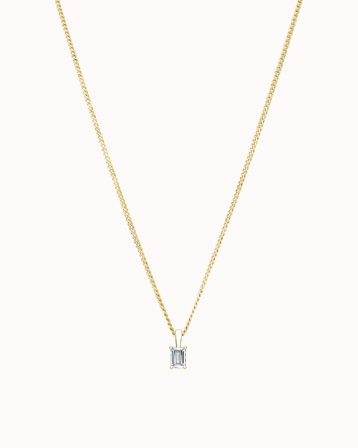 Laboratoriedyrked Diamanthalskæde Erica 18K Gultguld 0.50 Carat - smykker fra Vanbruun