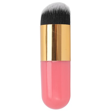 Foundation Makeup Brush Professionell Kosmetisk Flytande Blanding Rouge Flytande Puderborste för Daglig Makeup Rosa Guld