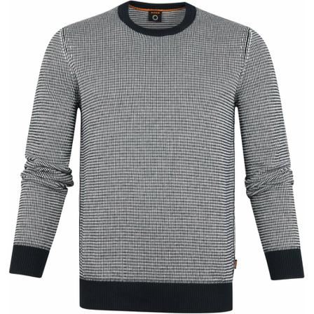 Hugo Boss, Knitwear Grijs, Heren, Maat:L,Katoen