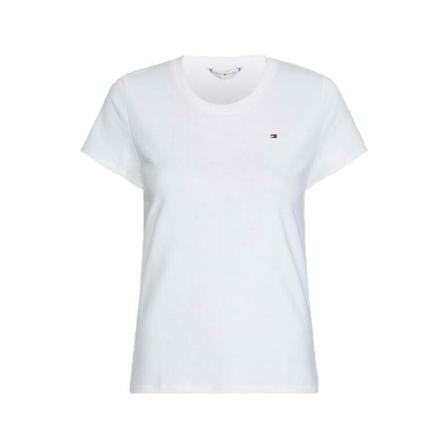 Tommy Hilfiger - T-shirts - Vit - Dam - Storlek: S, Dam, Storlek: S