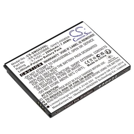 Batteri EB-BG525BBE 2000mAh till Samsung Galaxy Xcover