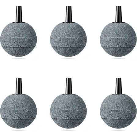 Akvarie Luftpumpe, 3W 300L/H Akvarie Oxygen Pumpe med 2 Luftsten