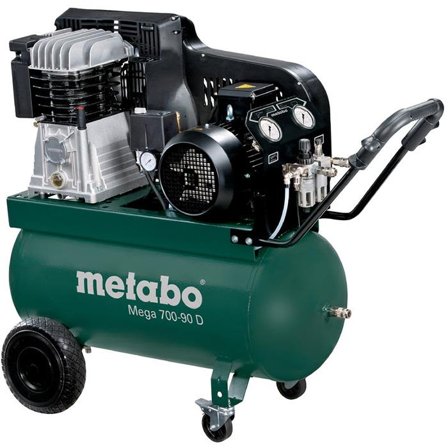 Metabo Mega 700-90 D Kompressor 90 liter, Verkstad & fordon