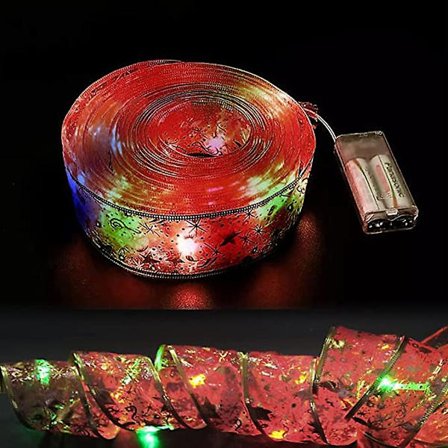 Kiiltävät nauhavalot, 5m LED-nauha jouluvalosarja