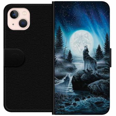 Apple Iphone 14 Plus Plånboksfodral Wolf / Varg