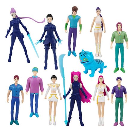 [LLC] KPop Demon Hunters Figurer KPop Demon Hunters Action Figur Hjemmeinnredning Skrivebordsornament 5/12 STK
