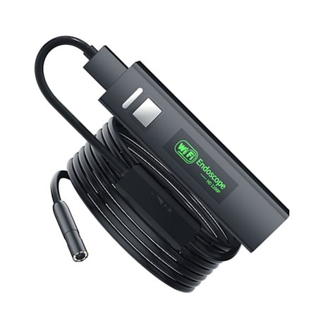 Endoskopkamera Vanntett Inspeksjonsboroskop 8 LED Slangeinspeksjonskamera