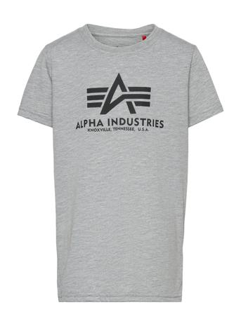Basic T Kids/Teens Grey Alpha Industries