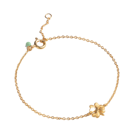ENAMEL Copenhagen Armband, Organic Clover Armband Dam Guld ONESIZE