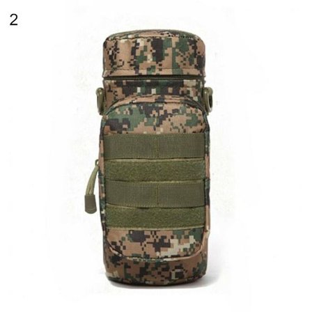 Mordely Tactical Molle Vattenflaskhållare påse Justerbar KettleBag