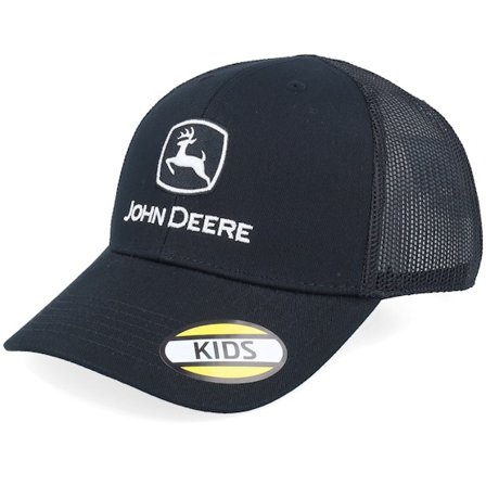 John Deere - Black - trucker - Cap - Kids Current Tm Black Trucker - Hatstore